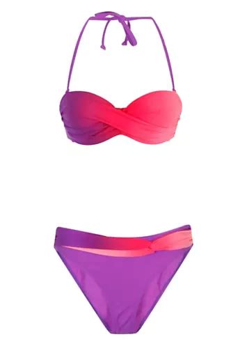 LASCANA Underwired Bandeau Bikini Set Freemans