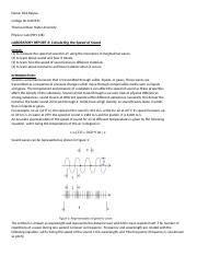 Lab Report 6 Name Rick Ralyea College ID 0425591 Thomas Edison