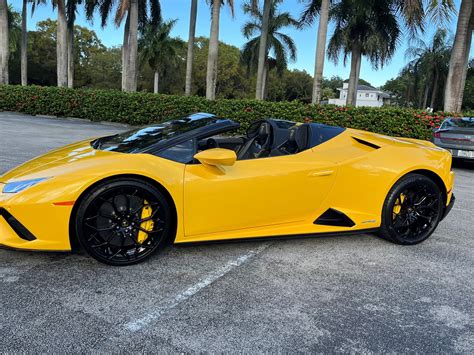 Used 2022 Lamborghini Huracan LP 610 4 EVO Spyder For Sale 325 850