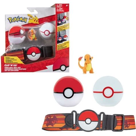 Bandai Pokémon Ceinture Clip N Go 1 ceinture 1 Poké Ball 1