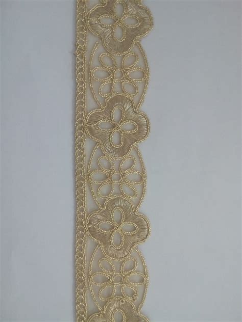 Fancy Cutwork Coding Embroidered Lace At Rs Meter In Surat Id