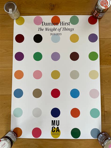 Damien Hirst Original Exhibition Poster From The Weight Of Things