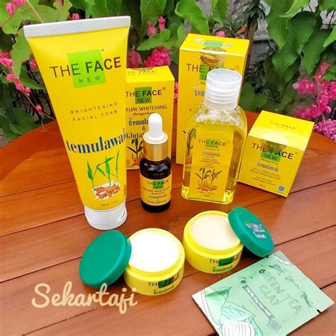 Jual The Face Paket Cream Temulawak Original Bpom Komplit Isi