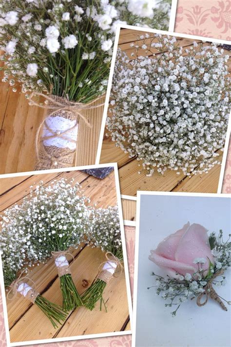 Gypsophilia Bouquet And Button Hole The Flower Stylist Flower