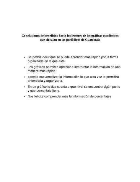 Calam O Conclusiones De Beneficios Hacia Los Lectores De Las Gr Ficas