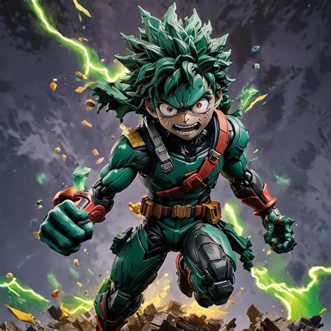 Izuku Midoriya Deku Ai Generated Artwork Nightcafe Creator