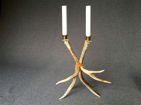 Deer Antler Candle Holder – One of a Kind Design