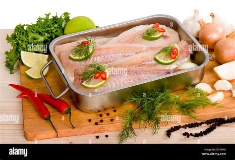 Raw Fish Fillets Hi Res Stock Photography And Images Alamy