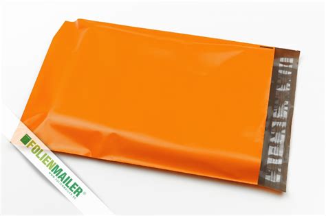 Farbige Versandtaschen Versandbeutel Orange Din C Folienmailer