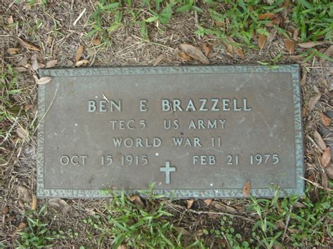 Ben Edmond Brazzell Memorial Find A Grave