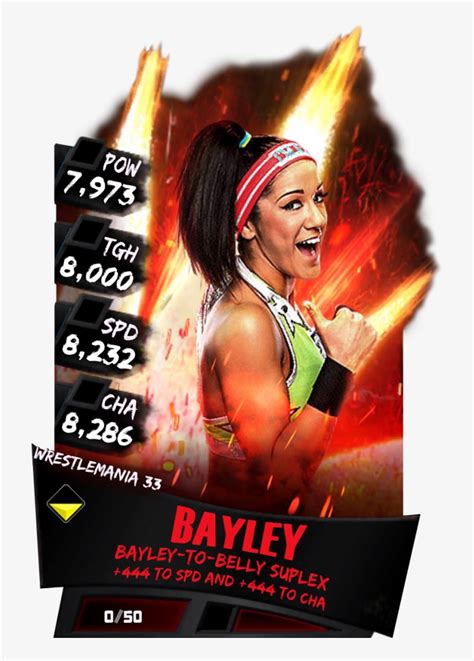 Bayley S3 14 Wrestlemania33 Ringdom Wwe Supercard Brock Lesnar