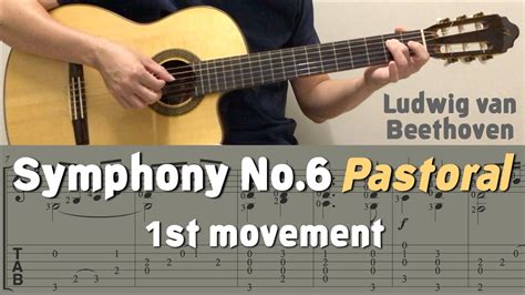 Symphony No 6 Pastoral Beethoven Guitar Notation TAB YouTube