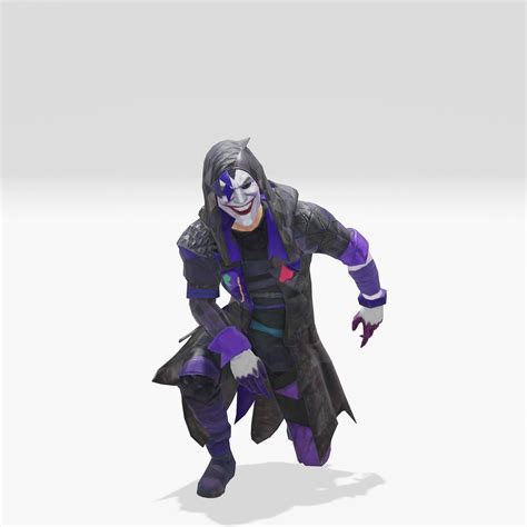 Pubg Mobile Joker Set With Aimation 3d Model Animated Rigged Cgtrader