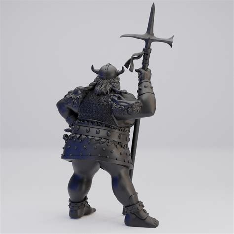 Hot Goblin 丘の巨人女 ミニチュア ホットゴブリン ハルバード TRPG