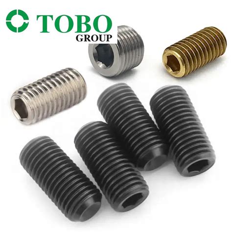 Din Steel Hexagon Socket Set Screws Metric Headless Thread Stainless