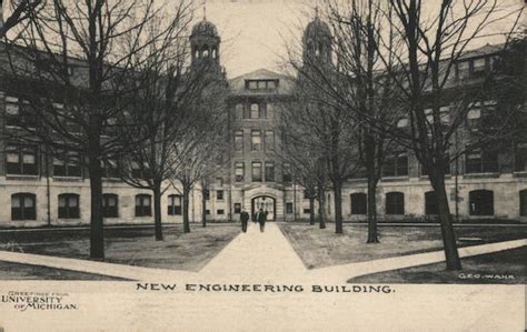 New Engineering Building, University of Michigan Ann Arbor, MI Postcard