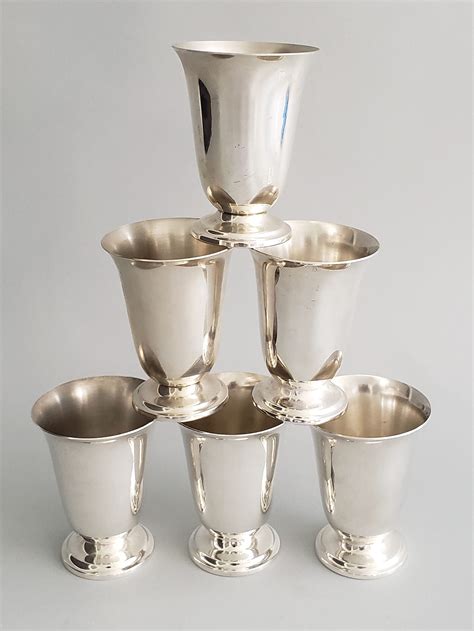 Sterling Silver 838 Cups Six Sterling Silver Cups Rafael Osona Auctions Nantucket Ma