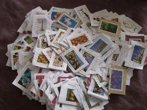 Lot De Kilo Grammes Timbres France Sur Fragments Que Du