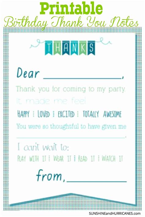 Printable Thank You Note Template Unique 25 Beautiful Printable Thank You Card Templates ...