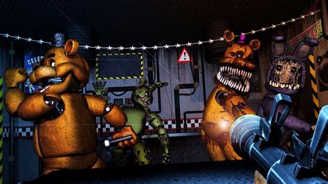 [fnaf Sfm] Fnaf 6 Ultimate Custom Night Cheating And Counter Jumpscares