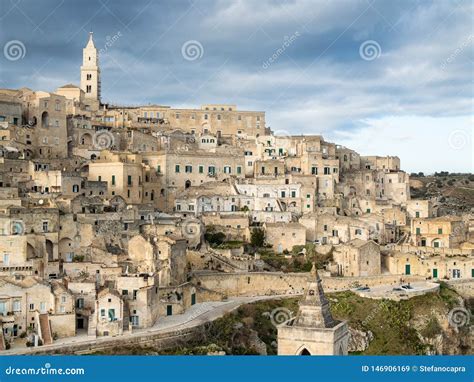 Ciudad De Matera Capital Europea De La Cultura Imagen De Archivo