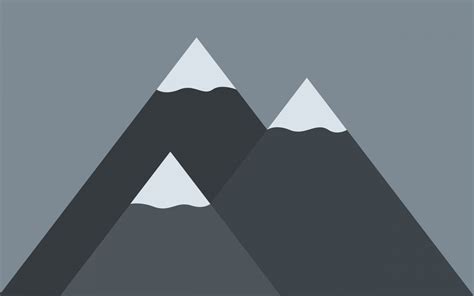 Fond d écran illustration Montagnes Minimalisme ouvrages d art