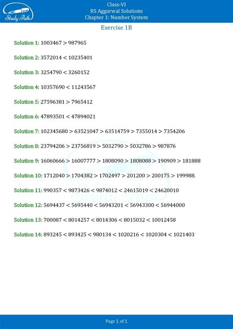 Rs Aggarwal Class Solutions Exercise B Chapter Number System