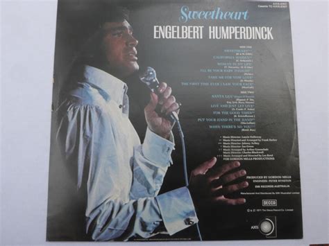 Engelbert Humperdinck Sweetheart LP Aus Vinyl NM EBay