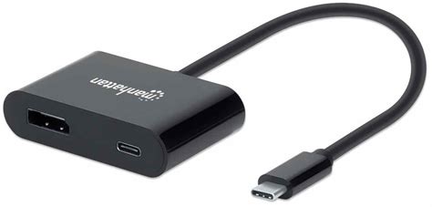 Adapter Manhattan Usb C M Na Displayport 4k60hz Ž Usb C Pd Ž Crni Links Akcija