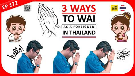 Learn Thai Ep 172 3 Ways To Wai As A Foreigner In Thailand Thailand