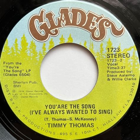 Timmy Thomas Youre The Song I Always Wanted To Sing Harmony In