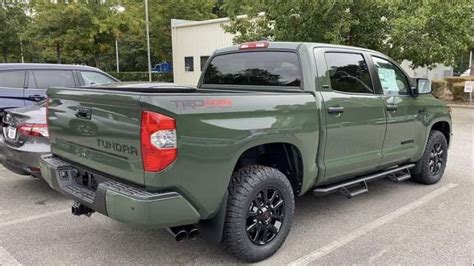 First Look 2021 Toyota Tundra In Army Green On Many Trim Levels