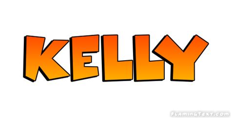 Kelly ロゴ フレーミングテキストからの無料の名前デザインツール