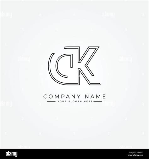 DK Vector Logo Template Simple Icon For Initial Letter D And K