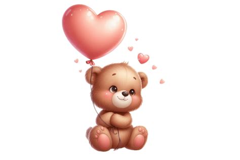 Baby Panda Valentine Clipart Graphic By Vectmonster Creative Fabrica