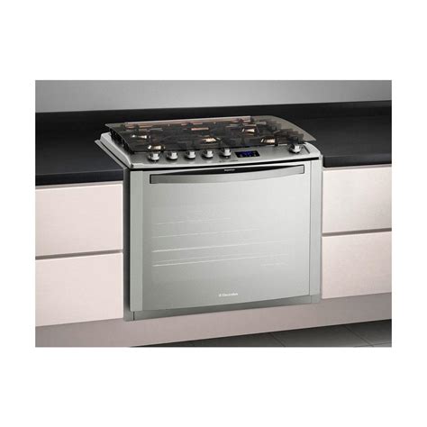 Fogão de Embutir Electrolux Celebrate Premium Inox 5 bocas Grill