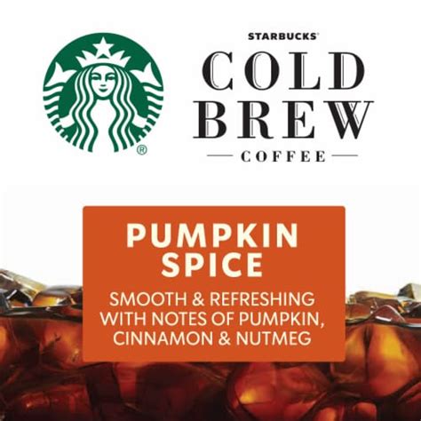 Starbucks Pumpkin Spice Cold Brew Coffee Concentrate 32 Fl Oz Fred