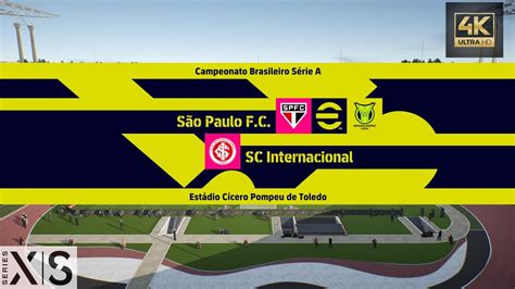 Efootball Sao Paulo X Internacional Full Gameplay K Xbox Series