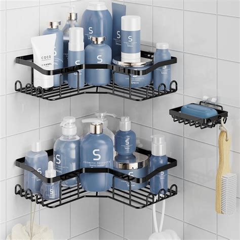 Eudele Shower Caddy Official Premium Adhesive Shower Organizers