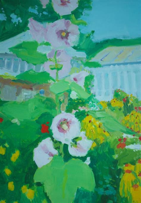 A Garden In Agapia Painting By Dumitru Bostan Junior Saatchi Art