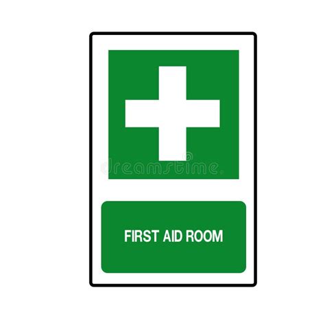 First Aid Room Symbol, Vector Illustration, Isolate on White Background ...