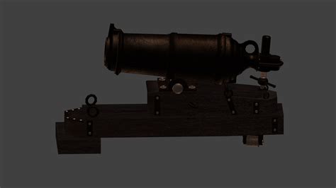 3D carronade cannon - TurboSquid 1364969