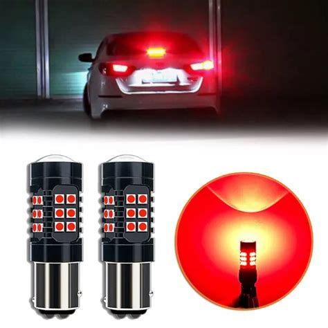 X Coche Rojo Led Smd Estrobosc Pica Intermitente Freno