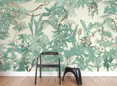 Ohmywall Papier Peint Jungle Tropical Amazonas Panoramique Par Caddous