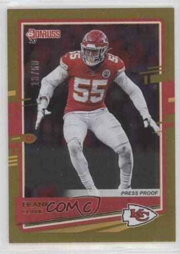 2020 Panini Donruss Press Proof Gold 50 Frank Clark 7 EBay