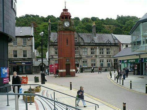 Clock Tower Bangor Bangor Wales Clock Tower Wales England