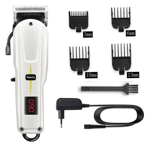 Original Geemy Cordless Electric Hair Clipper Adjustable Professional