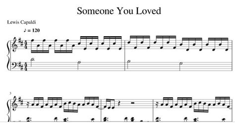 Lewis Capaldi – Someone You Loved Piano Sheet Music PDF