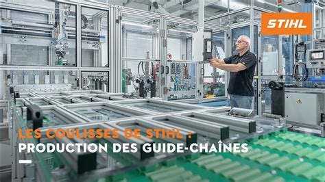 Production des guides chaînes STIHL En coulisses YouTube