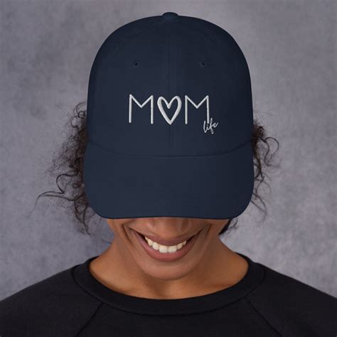 Mom Hat Mom Life Embroidered Cap Mom T Birthday T Etsy